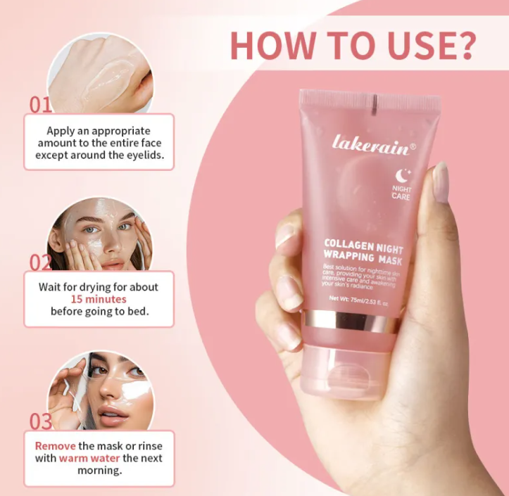 How to use the Collagen Night Wrapping Mask