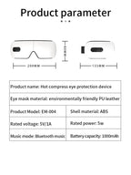 RejuvaRay Eye Massager – Heat, Vibration & Music