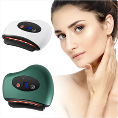 RejuvaRay Heated Glow Gua Sha – Warm Vibration Face & Neck Tool