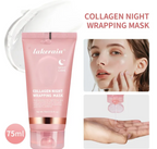 Applying the Collagen Night Wrapping Mask
