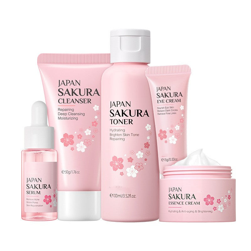 Cherry Blossom 5-Piece Skincare Gift Set