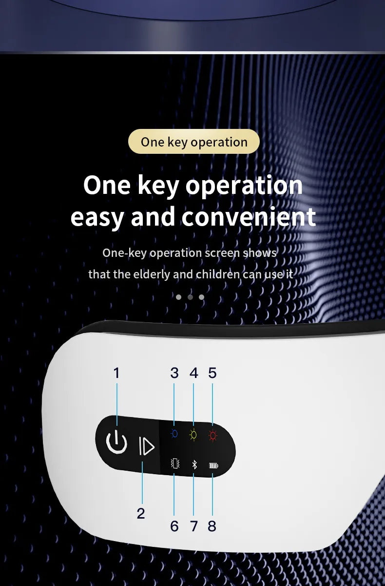 RejuvaRay Eye Massager one-button controls