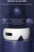 RejuvaRay Eye Massager modes: vitality, automatic and sleep