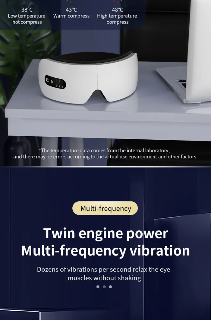 RejuvaRay Eye Massager three warmth levels