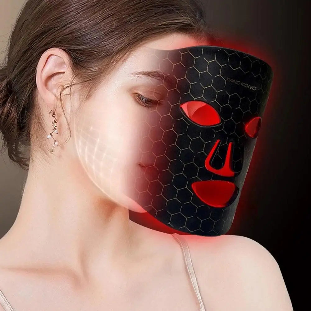 Soft red light with a flexible silicone fit