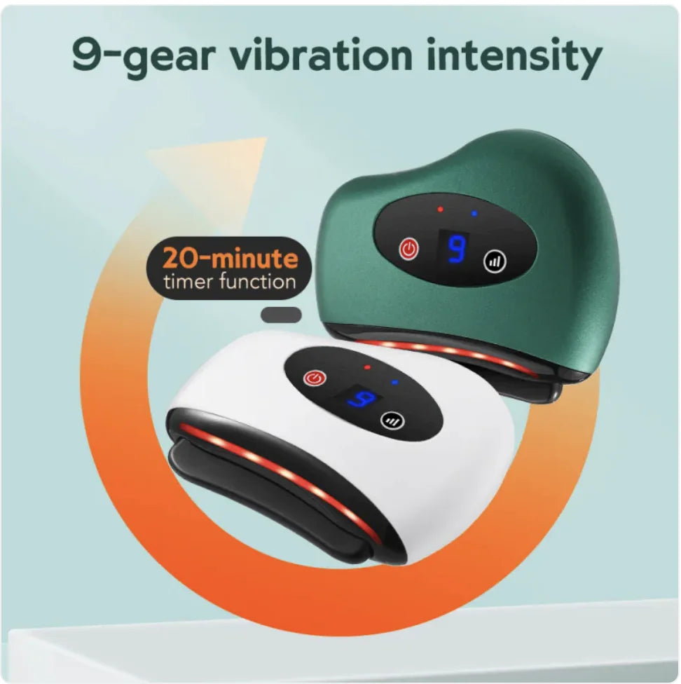 9 vibration levels and a 20-minute auto shut-off