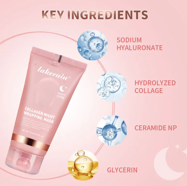 Key ingredients: sodium hyaluronate, hydrolyzed collagen, ceramide NP, glycerin